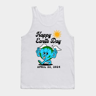 Funny Happy Earth Day 2024 Tank Top